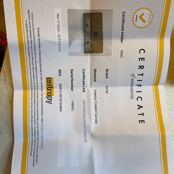 MCM Wallet - Picture 8 of 8